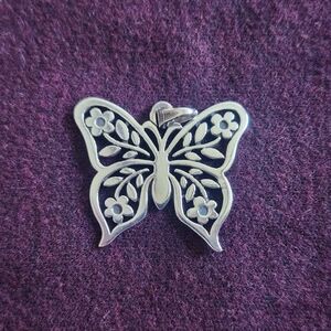 James Avery Retired Butterfly Pendant
